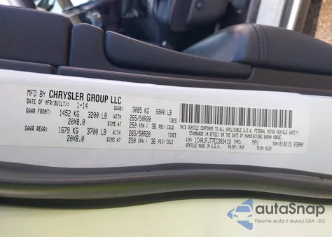 2014 Jeep Grand Cherokee Summit из США, поврежденный, VIN 1C4RJFJT7EC393419